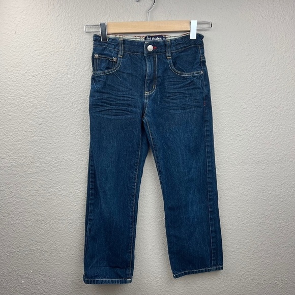 Mini Boden Boys Jeans in Dark Wash Sz 8Y - Picture 1 of 6